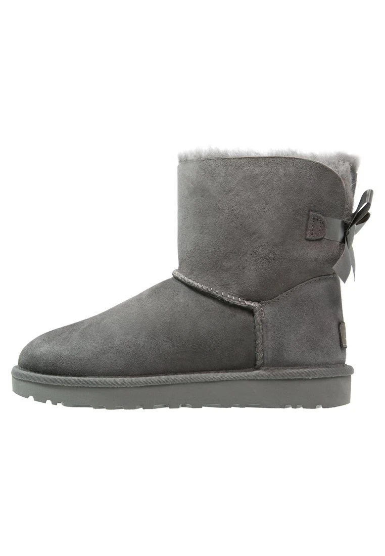Ugg Mini Bailey Bow - Støvletter - Grey 4 Ugg Mini Bailey Bow - Støvletter - Grey - Bilde 2