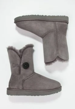 Ugg Bailey Button Ii - Støvletter - Grey -Ugg på nett 083e32cf055e41e6a34385d57c7786dc