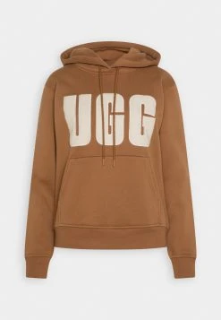 Ugg Logo Hoodie - Sweatshirt - Chestnut/Plaster -Ugg på nett 252429b342f7412ebfffa79e0282da95