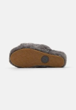 Ugg Fluff Yeah Slide - Tøfler - Charcoal -Ugg på nett 2d65354e73ec42ab875f523638ff842d