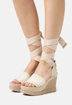 Ugg Abbot Ankle Wrap - Sandaler Med Høye Hæler - Driftwood