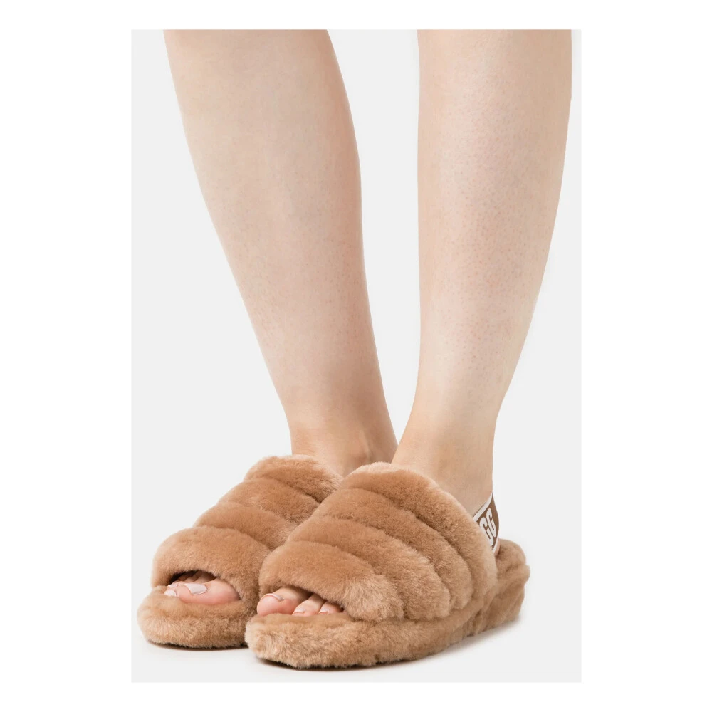 Brun Ugg Fluff Yeah Slide Sko 4 Brun Ugg Fluff Yeah Slide Sko - Bilde 2