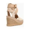 Beige Ugg W Abbot Ankel Wrap Sko