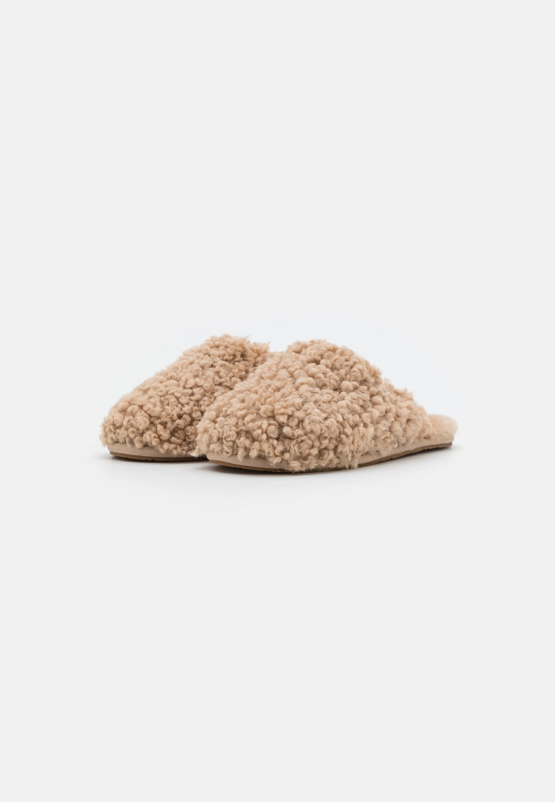 Ugg Maxi Curly Slide - Tøfler - Sand 5 Ugg Maxi Curly Slide - Tøfler - Sand - Bilde 3