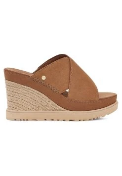 Ugg W Abbot Slide - Tøfler - Chestnut