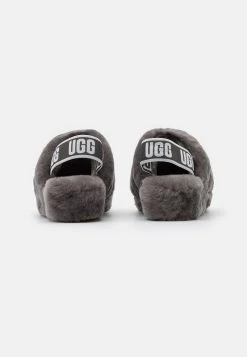 Ugg Fluff Yeah Slide - Tøfler - Charcoal -Ugg på nett a0de1e97267f4abd87b526639f4a6923