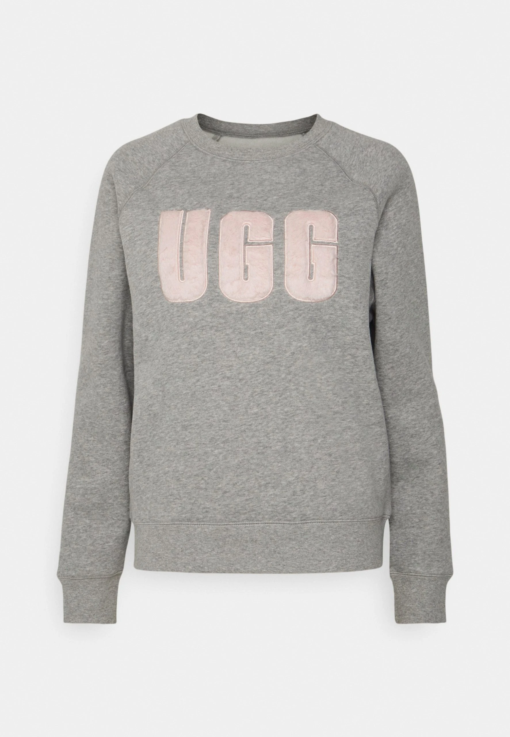 Ugg Madeline Fuzzy Logo Crewneck - Sweatshirt - Grey Heather/Sonora 6 Ugg Madeline Fuzzy Logo Crewneck - Sweatshirt - Grey Heather/Sonora - Bilde 4