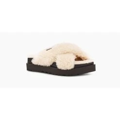 Ugg Fuzz Sugar Cross Slide -Ugg på nett b8564a88ad6b2732a824c403c69b2f47