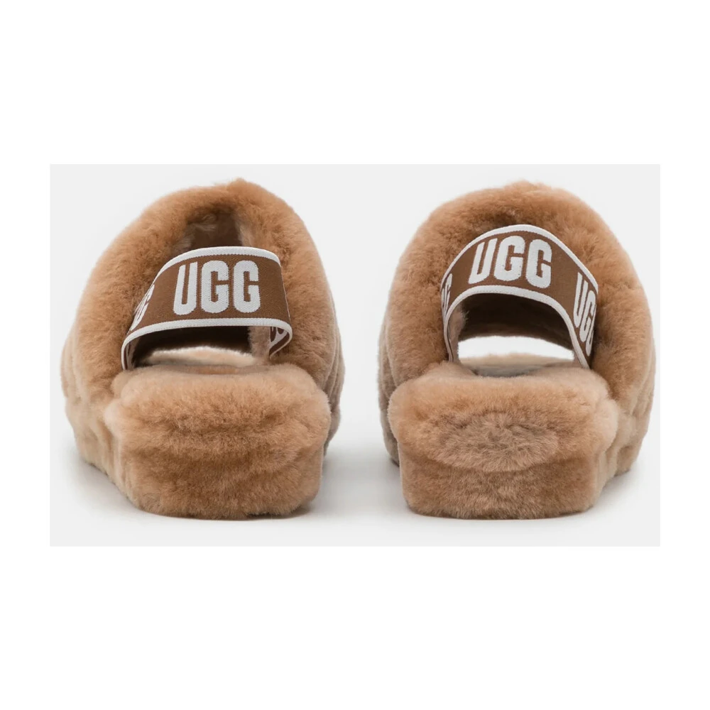 Brun Ugg Fluff Yeah Slide Sko 3 Brun Ugg Fluff Yeah Slide Sko