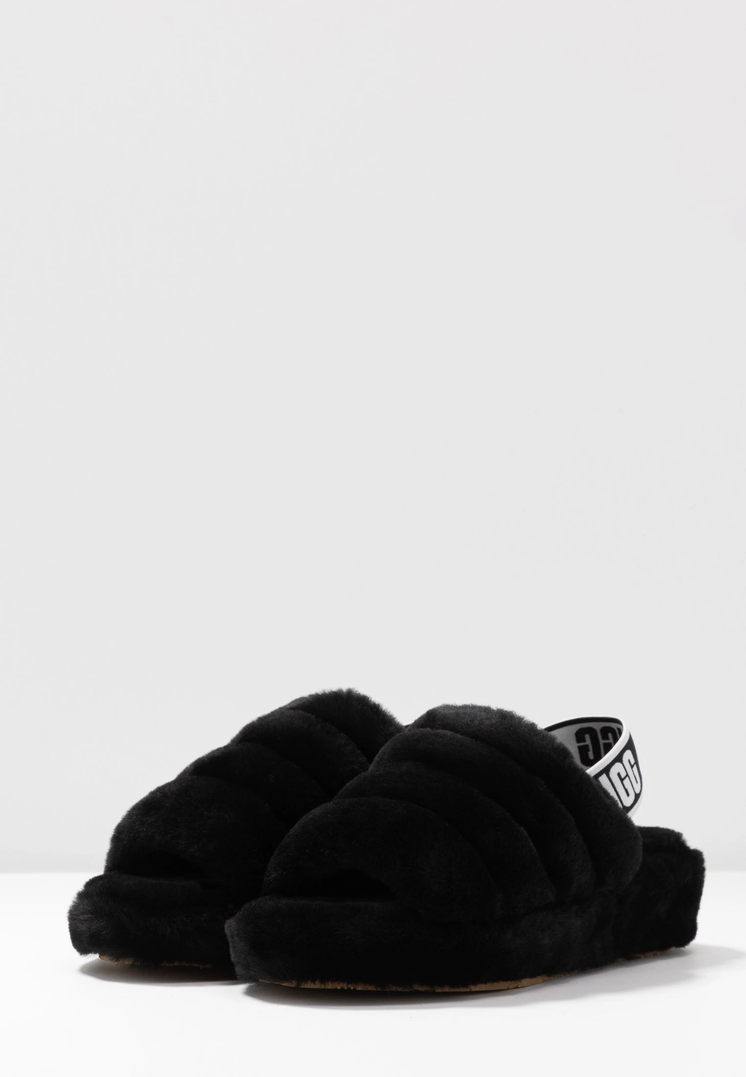Ugg Fluff Yeah Slide - Platåsandaler - Black 7 Ugg Fluff Yeah Slide - Platåsandaler - Black - Bilde 5