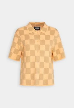 Ugg Jeannie Buttondown - Skjorte - Orange / Brown -Ugg på nett d261beac033a4013b97363511d16d538