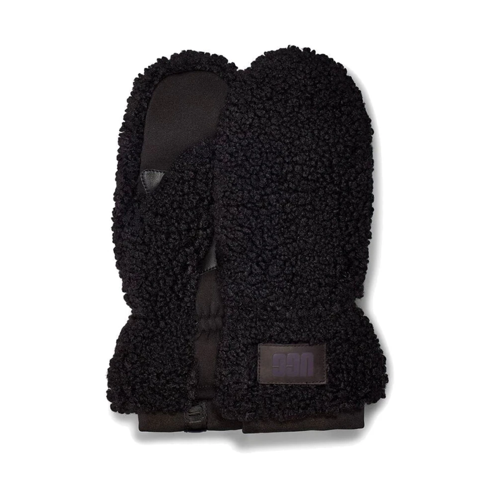 Ugg Sherpa Mittten Hansker Med Logotape 3 Ugg Sherpa Mittten Hansker Med Logotape