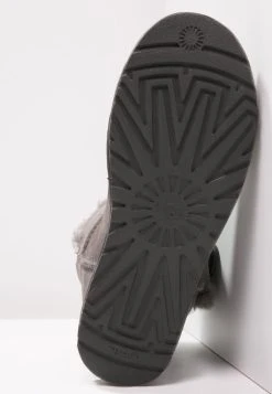 Ugg Mini Bailey Button - Ankelboots - Grey -Ugg på nett eb2df313c4954a4c83a91fb9aa812d2d