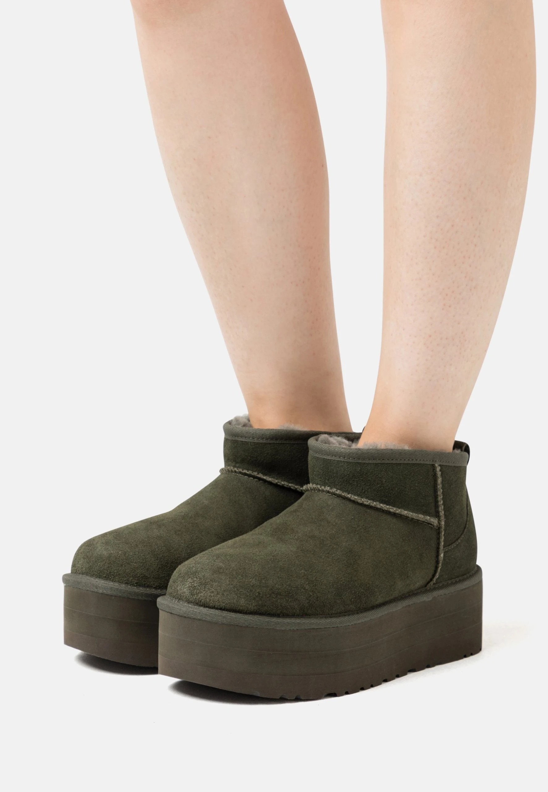 Ugg Classic Ultra Mini Platform - Platåstøvletter - Moss Green 3 Ugg Classic Ultra Mini Platform - Platåstøvletter - Moss Green