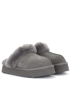Ugg Disquette - Tøfler - Grigio -Ugg på nett f1d3a09077974415a091a4dd5bba83fb