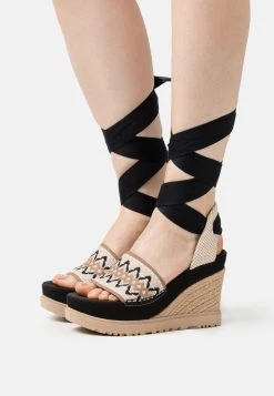 Ugg Abbot Ankle Wrap - Sandaler Med Høye Hæler - Black